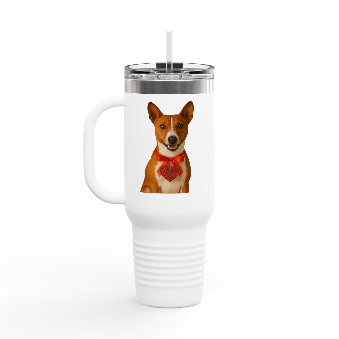 Cupid's Companion Basenji Insulated Travel Mug
