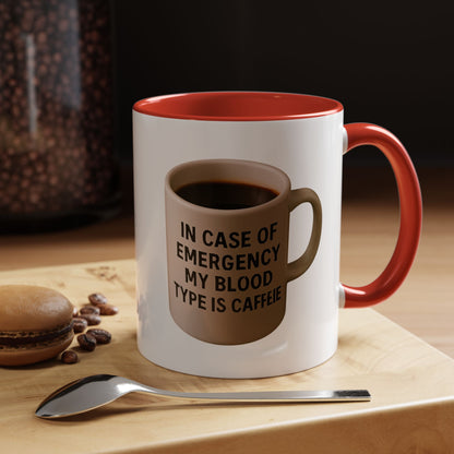 Blood Type 2-Tone Coffee Mug