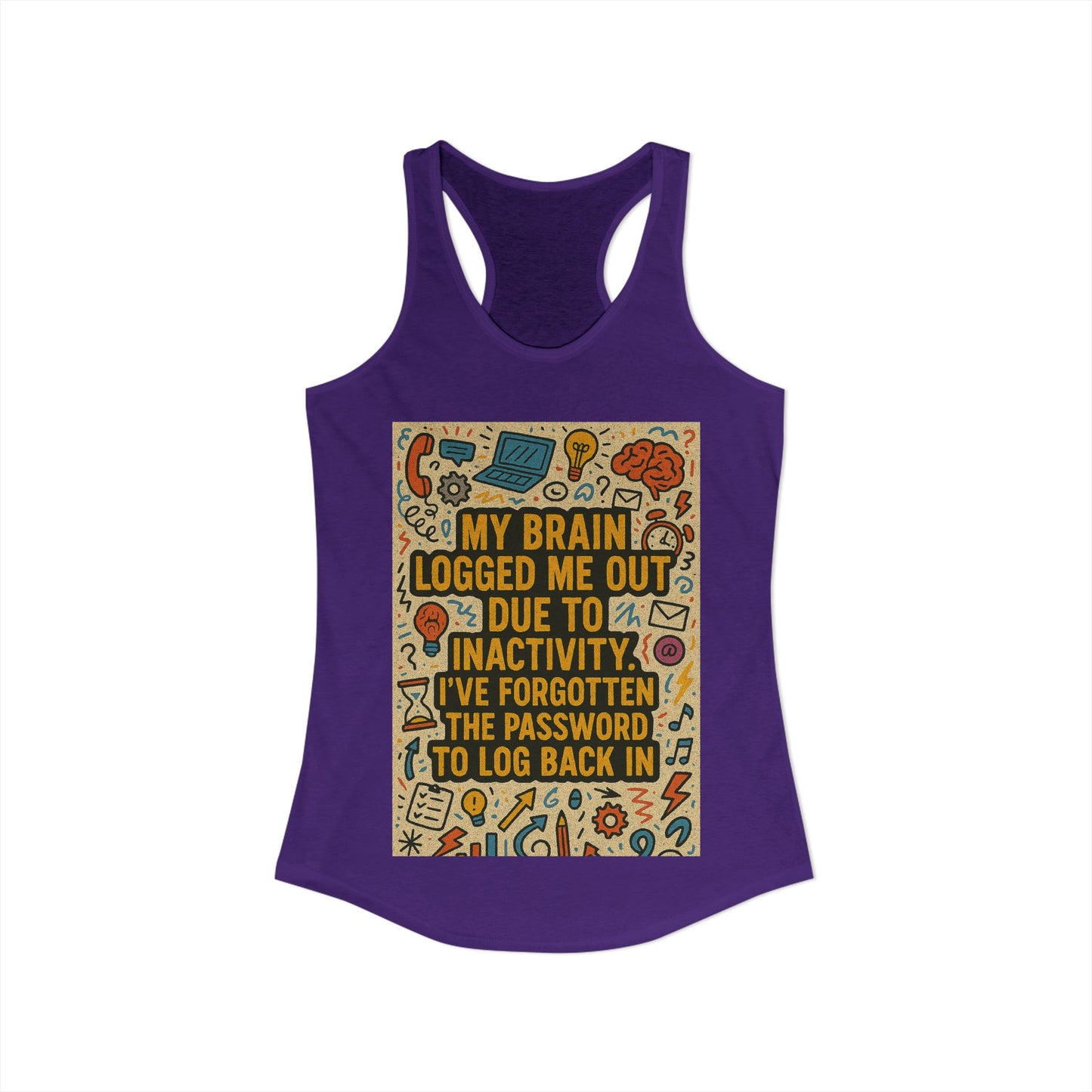 Logged Out Women's Racerback Tank