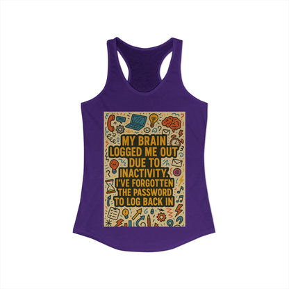 Logged Out Women's Racerback Tank