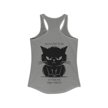 KITTEN Me Women's Racerback Tank