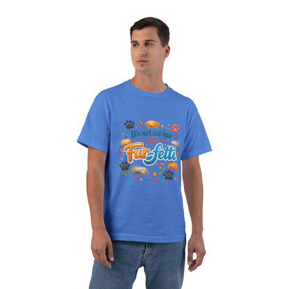 Fur-Fetti Cat Men's Short-Sleeve Crewneck Tee
