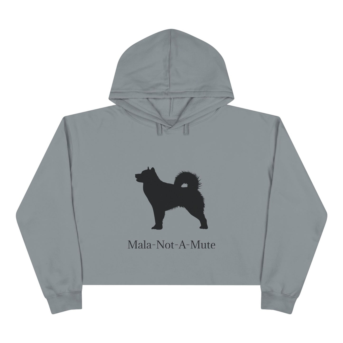 Mala-Not-A-Mute Women's Crop Hoodie