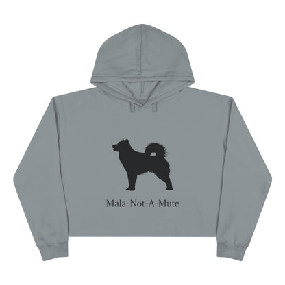 Mala-Not-A-Mute Women's Crop Hoodie