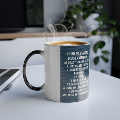 Password Color Changing Mug