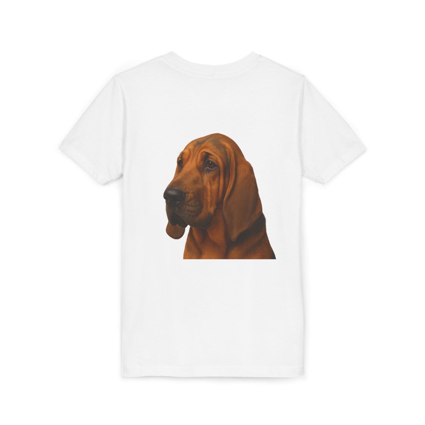 Bloodhound Head Youth Unisex Short Sleeve Crewneck Tee