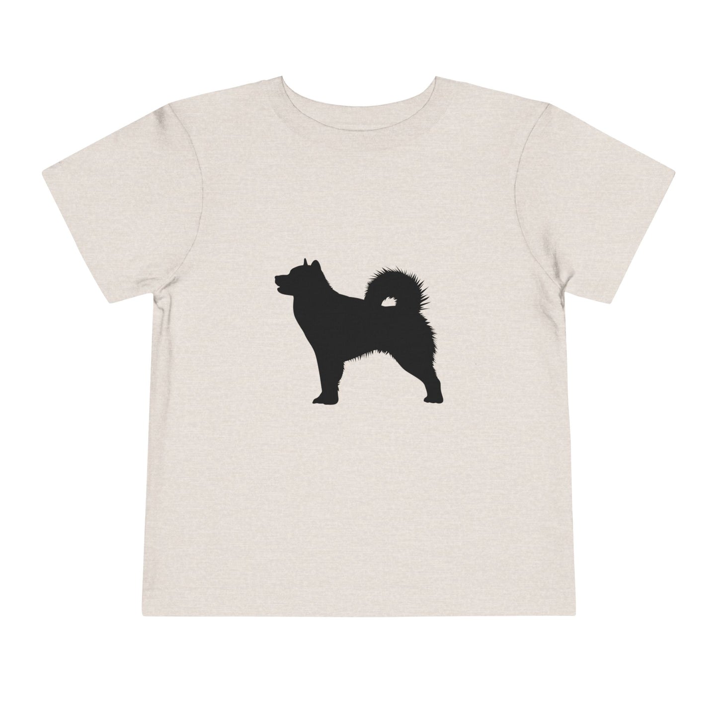 Malamute Silhouette Toddler Unisex Short Sleeve Crewneck Tee