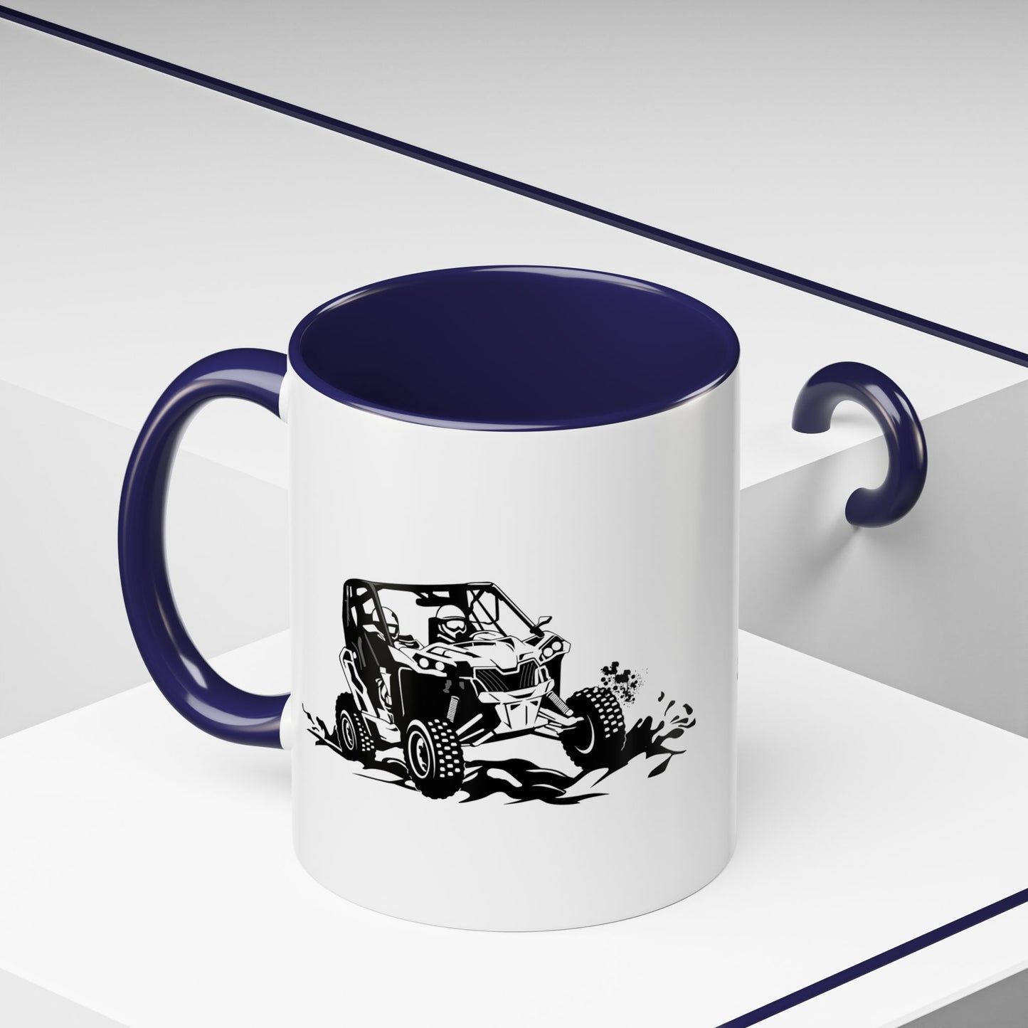 Slingin' Mud Side By Side 2-Tone Coffee Mug