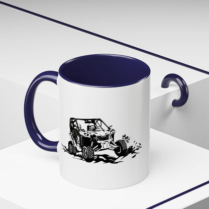 Slingin' Mud Side By Side 2-Tone Coffee Mug