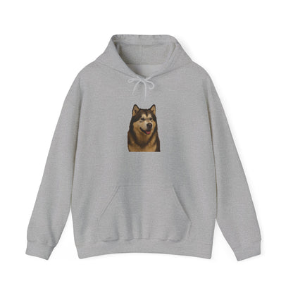 Malamute Head Unisex Hoodie