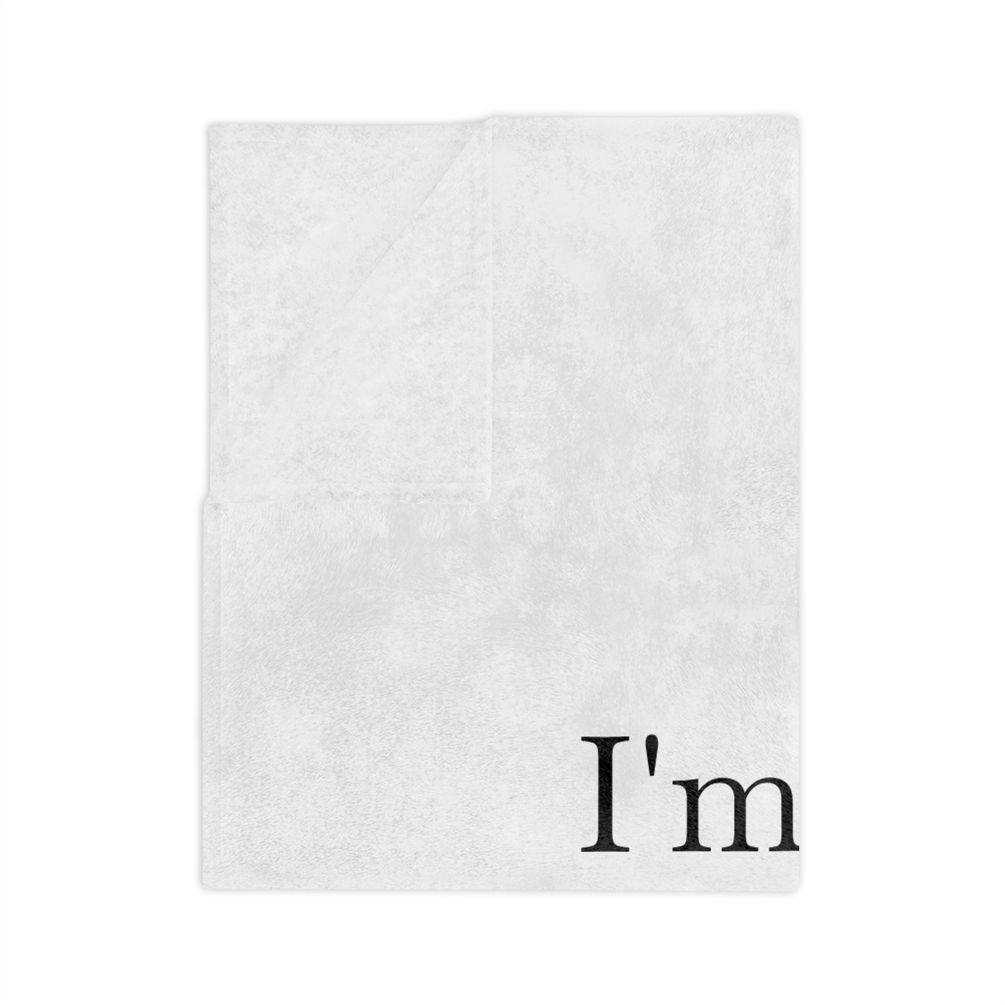 I'm The Guy Velveteen Microfiber Blanket