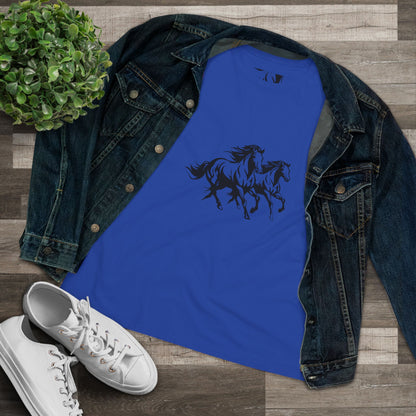 Horsin' Around Women's Short Sleeve Crewneck Tee