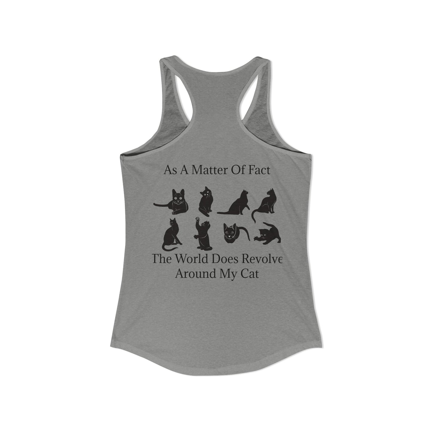 Matter Of Fact Cat Women's Racerback Tank