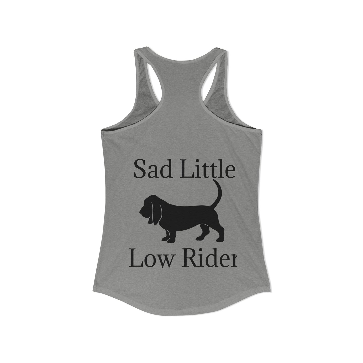 Sad Little Low Rider Women's Racerback Tank