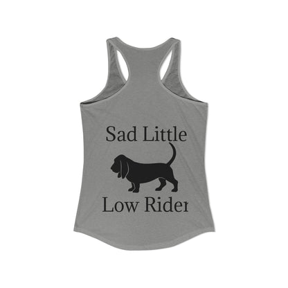 Sad Little Low Rider Women's Racerback Tank