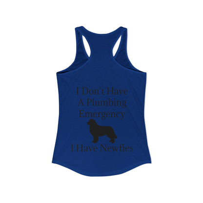 Plumbing Emergency Women's Racerback Tank