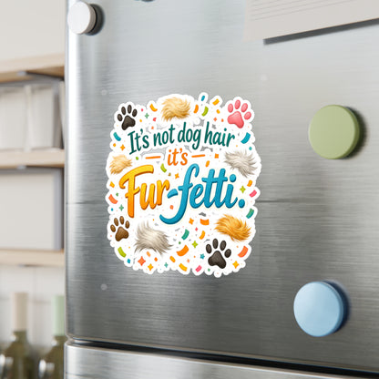 Fur-Fetti Dog Vinyl Decal