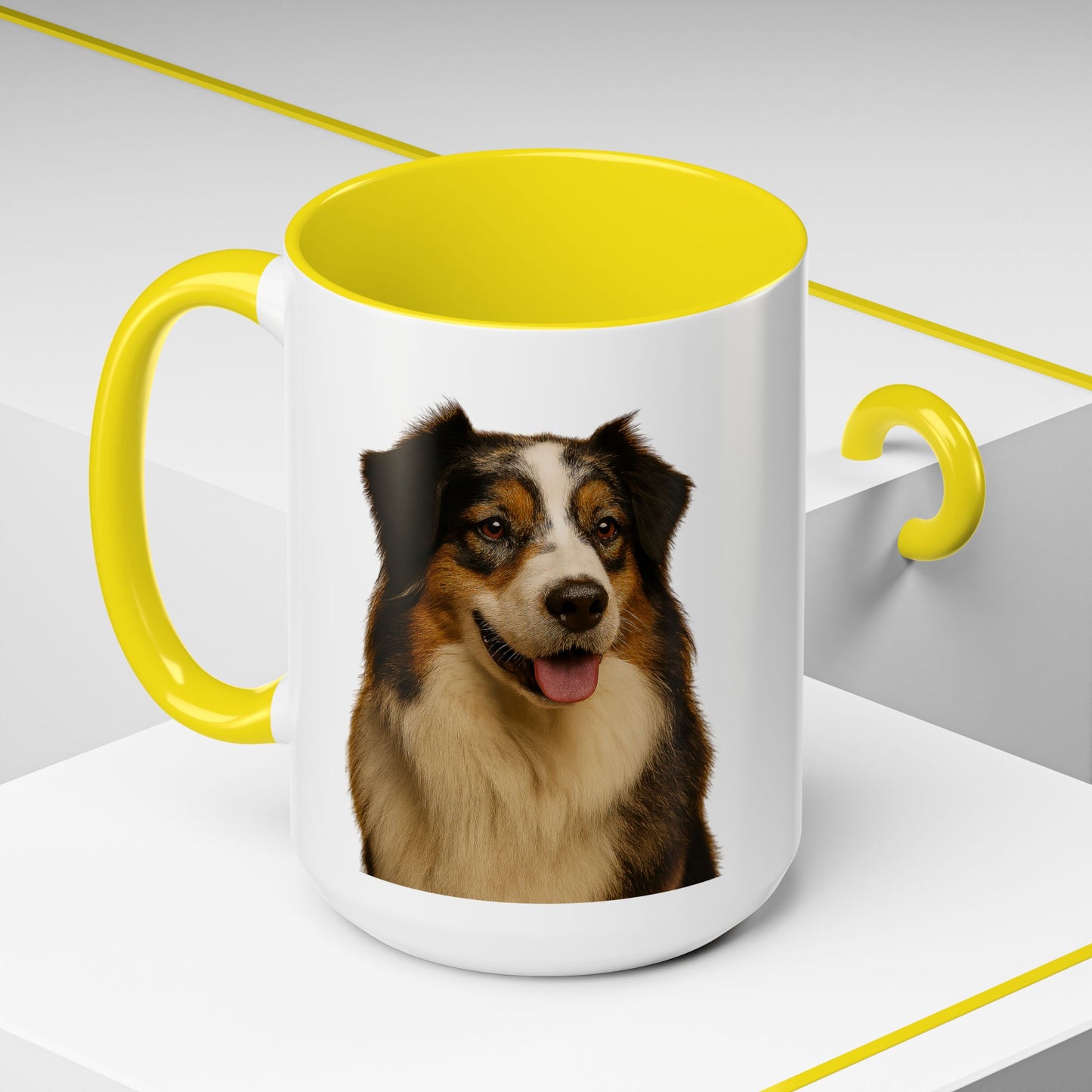 Aussie Head 2-Tone Coffee Mug