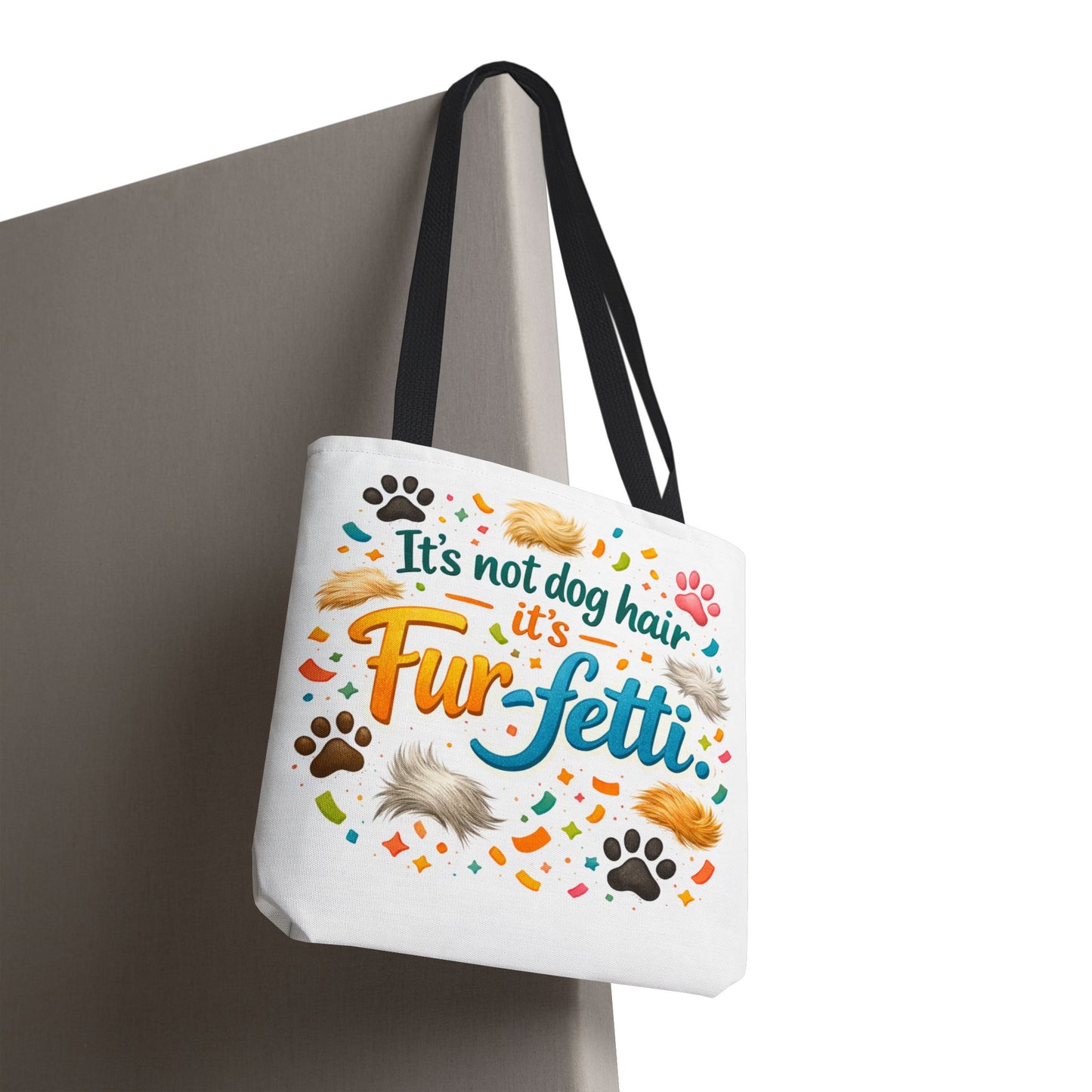 Fur-Fetti Dog Tote Bag