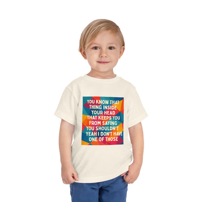No Filter Toddler Unisex Short Sleeve Crewneck Tee