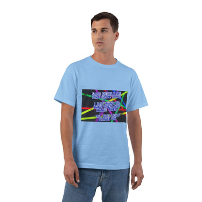 Glow Sticks Men's Short-Sleeve Crewneck Tee