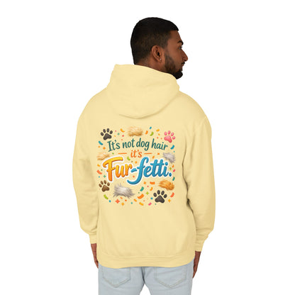 Fur-Fetti Dog Unisex Lightweight Hoodie
