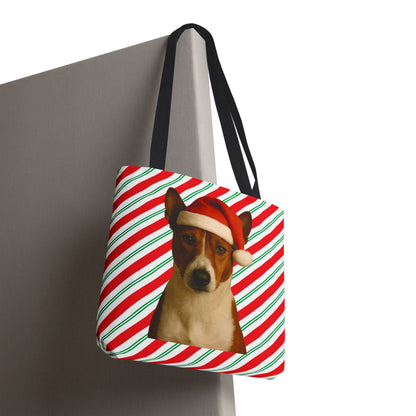 Santa Paws Basenji Tote Bag