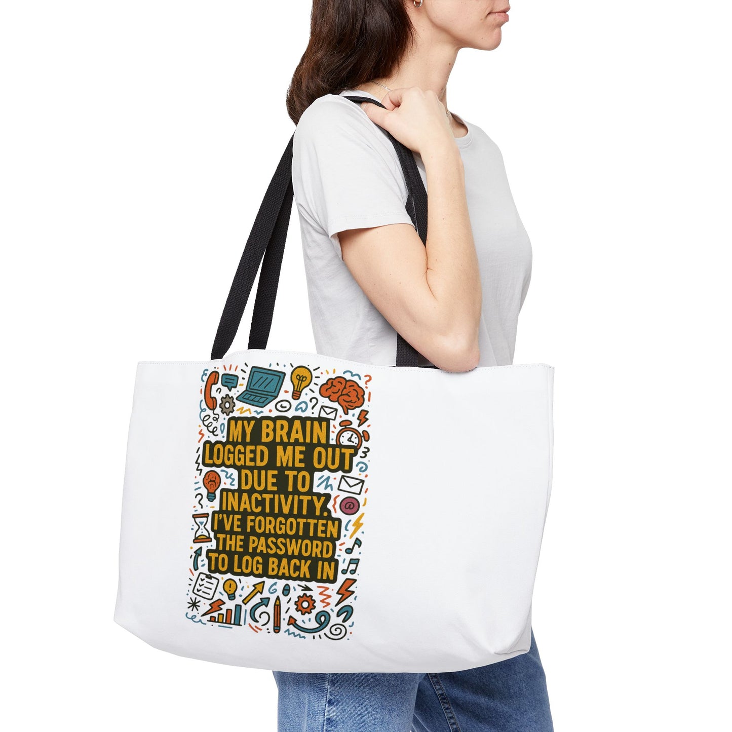 Logged Out Weekender Tote Bag