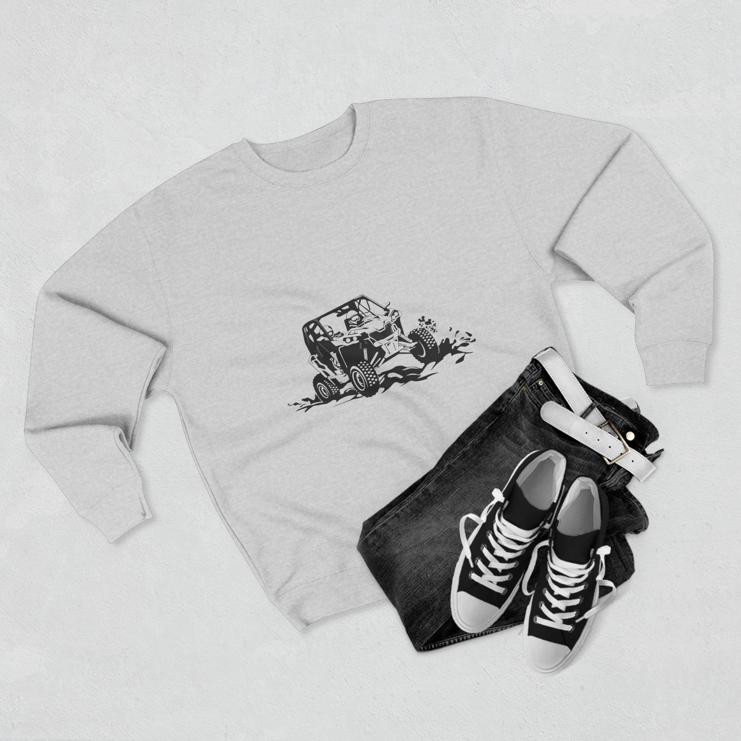 Slingin' Mud Side By Side Unisex Crewneck Sweatshirt