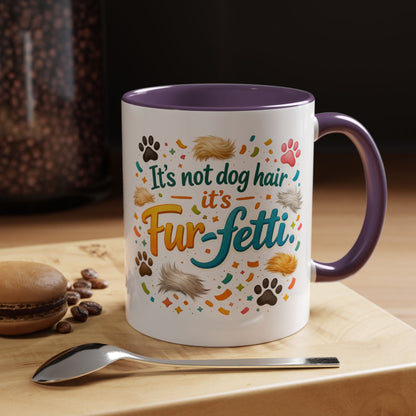 Fur-Fetti Dog 2-Tone Coffee Mug
