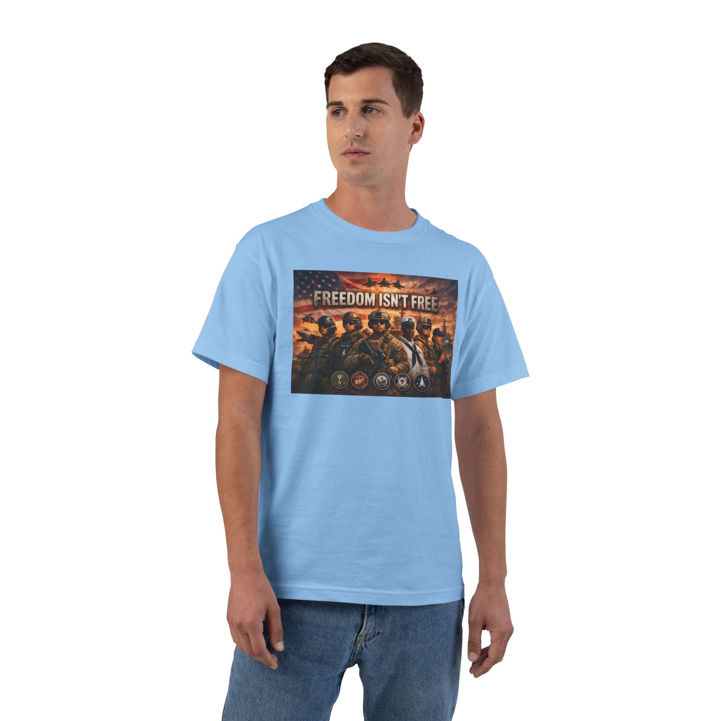 Freedom Isn't Free Men's Short-Sleeve Crewneck Tee