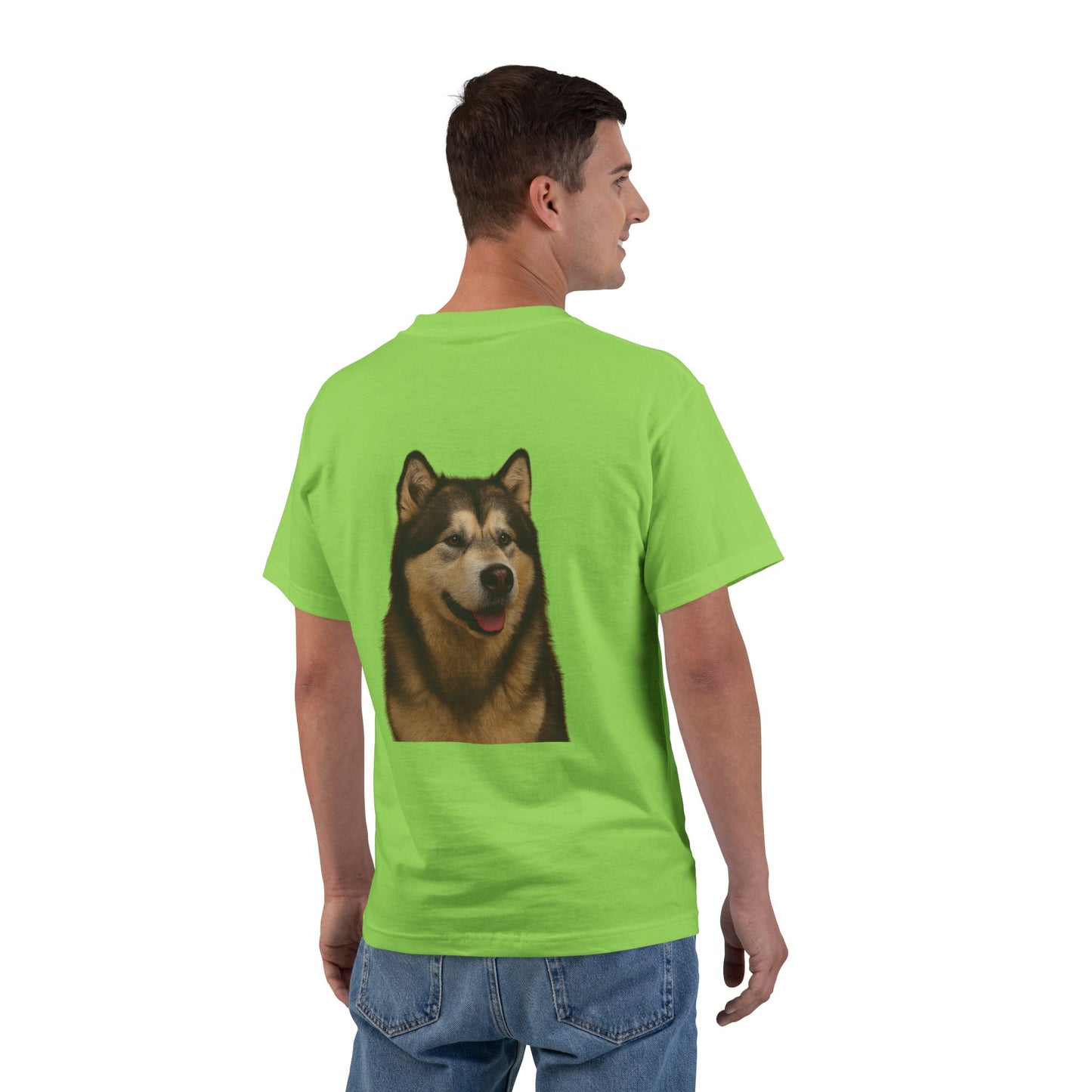 Malamute Head Men's Short-Sleeve Crewneck Tee