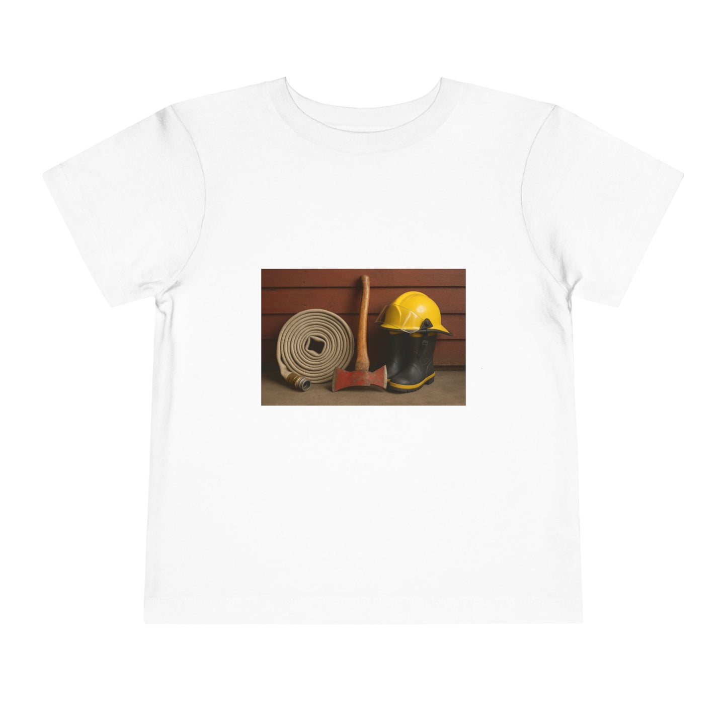 Fire/Rescue Appreciation Toddler Unisex Short Sleeve Crewneck Tee