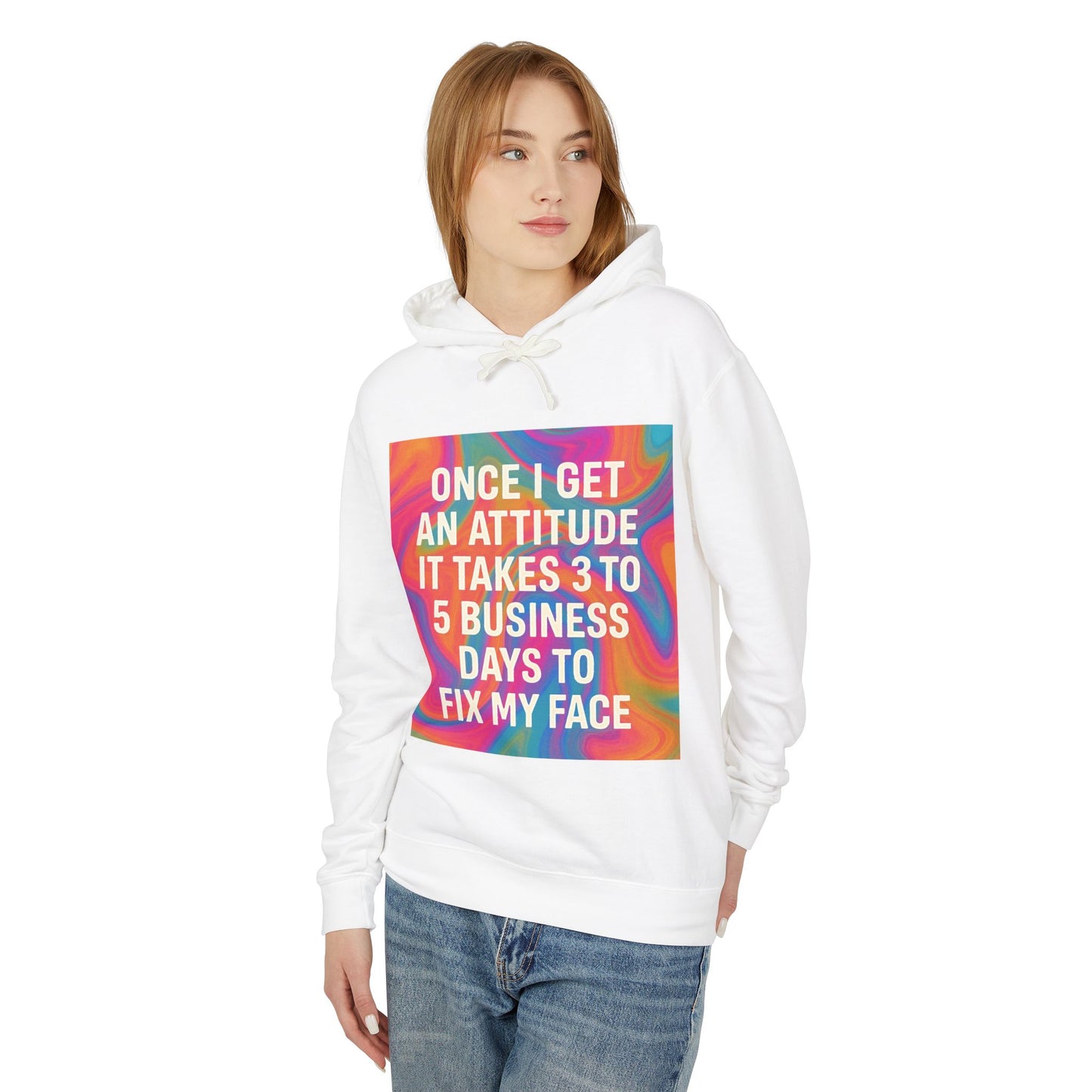 Fix My Face Unisex Lightweight Hoodie