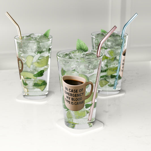 Blood Type Drinking Glass
