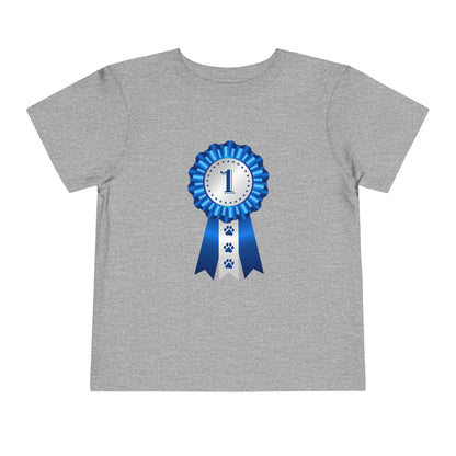 Show Ribbon Toddler Unisex Short Sleeve Crewneck Tee