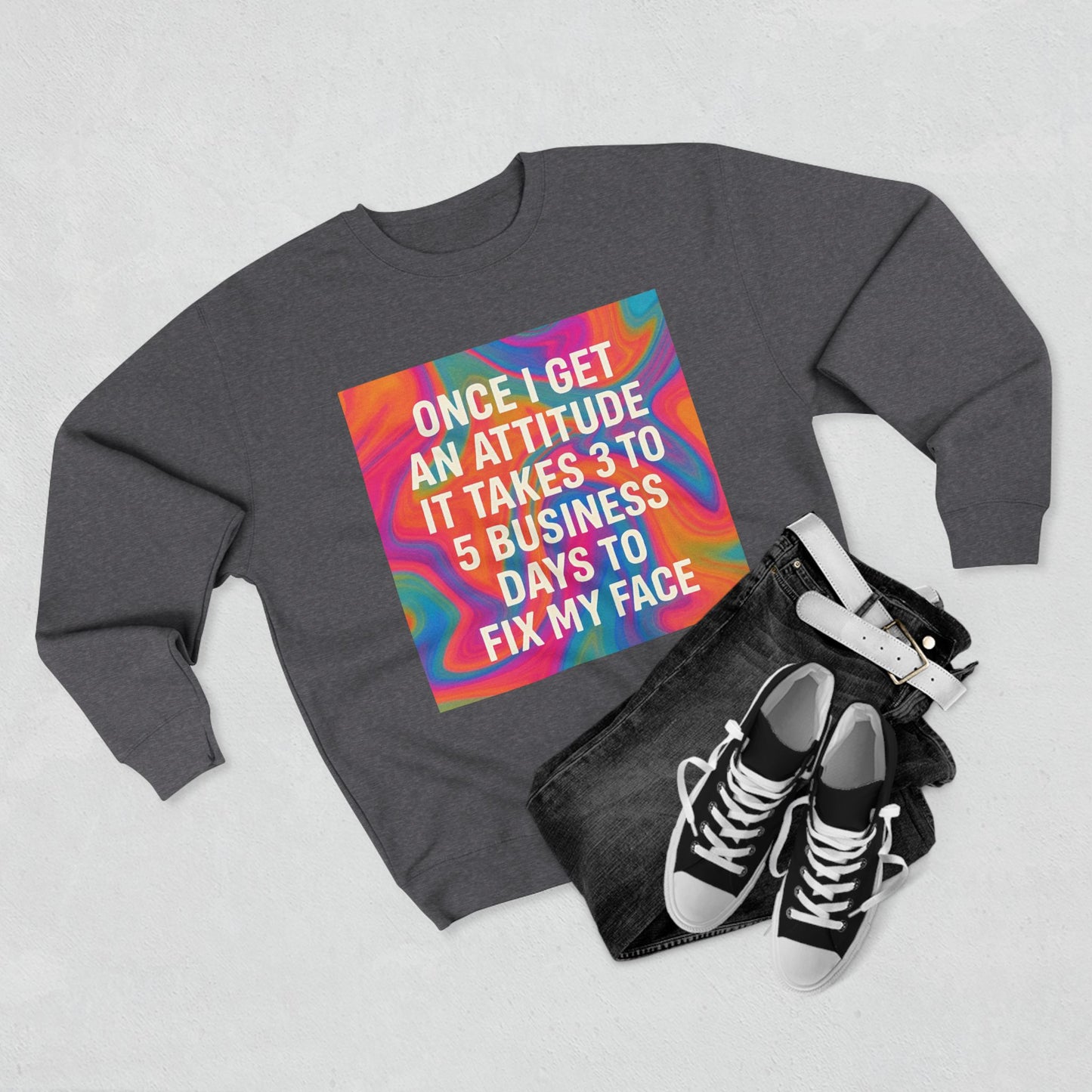 Fix My Face Unisex Crewneck Sweatshirt