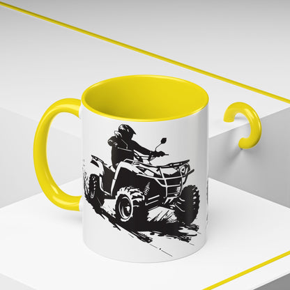 Slingin' Mud Quad 2-Tone Coffee Mug