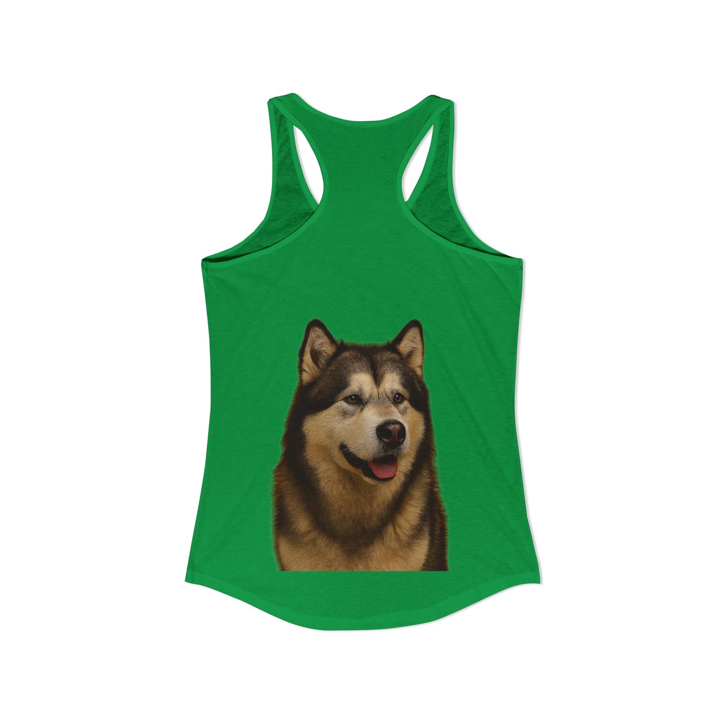 Malamute Head Women's Racerback Tank