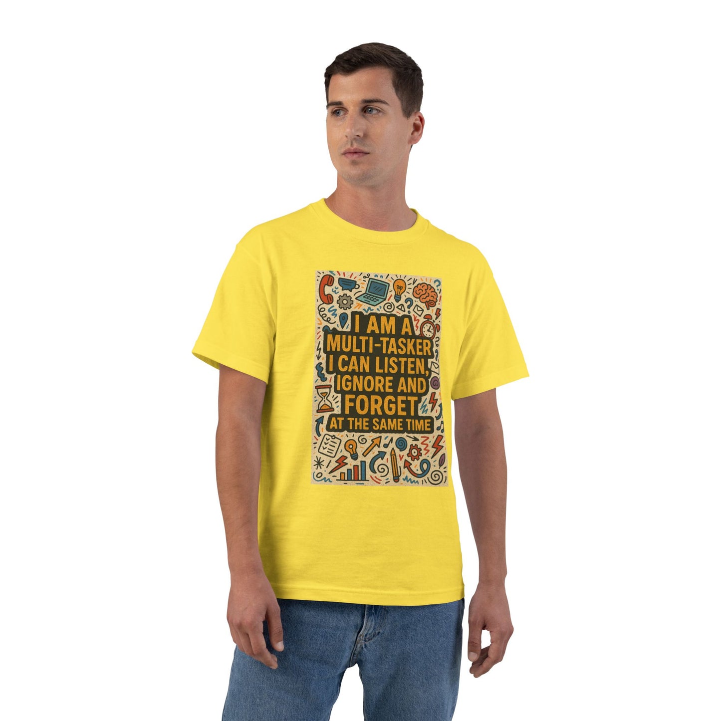 Multi-Tasker Men's Short-Sleeve Crewneck Tee