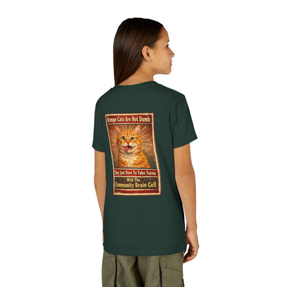 Community Brain Cell Youth Unisex Short Sleeve Crewneck Tee