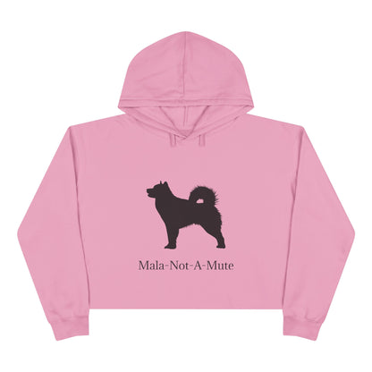 Mala-Not-A-Mute Women's Crop Hoodie