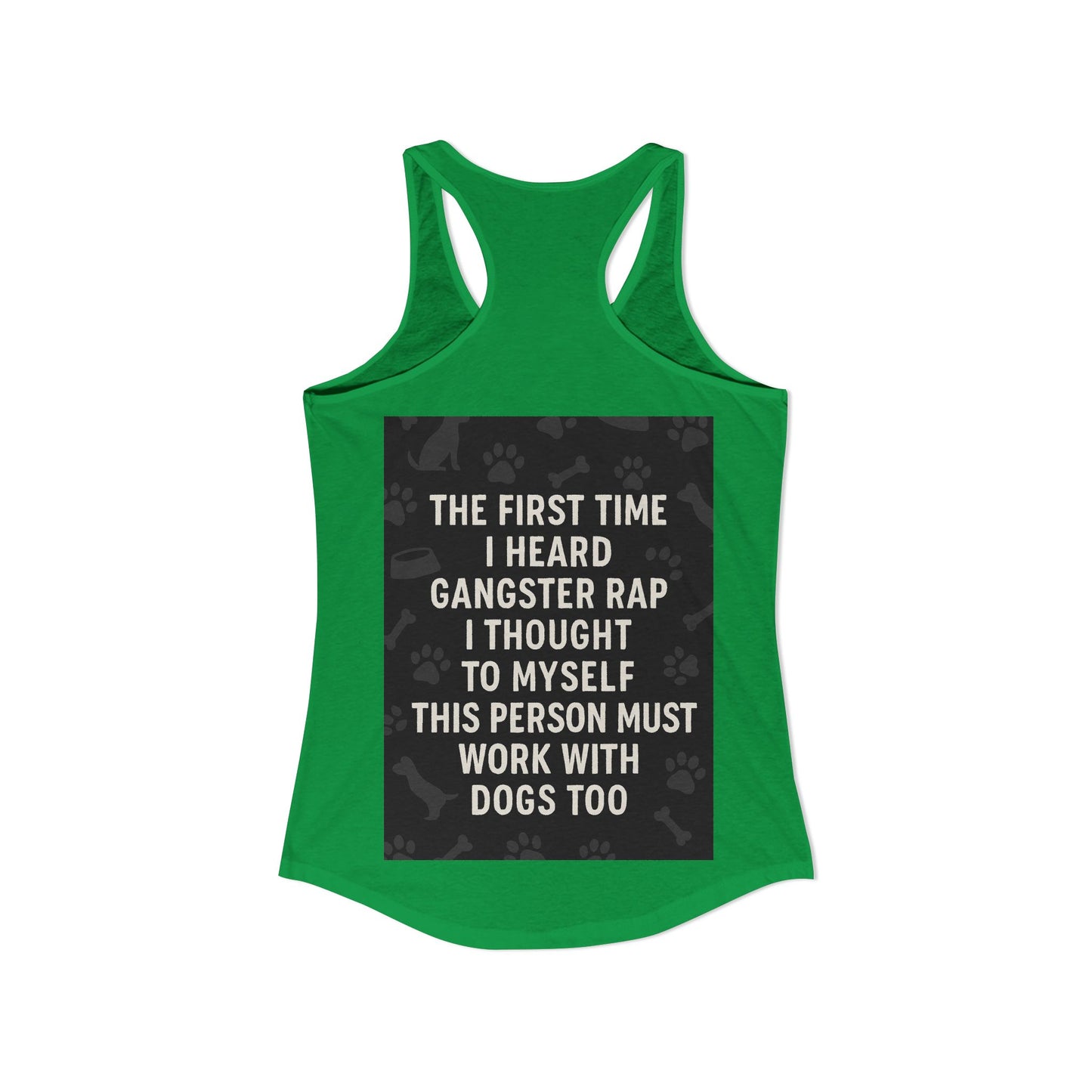 Gangster Rap Women's Racerback Tank