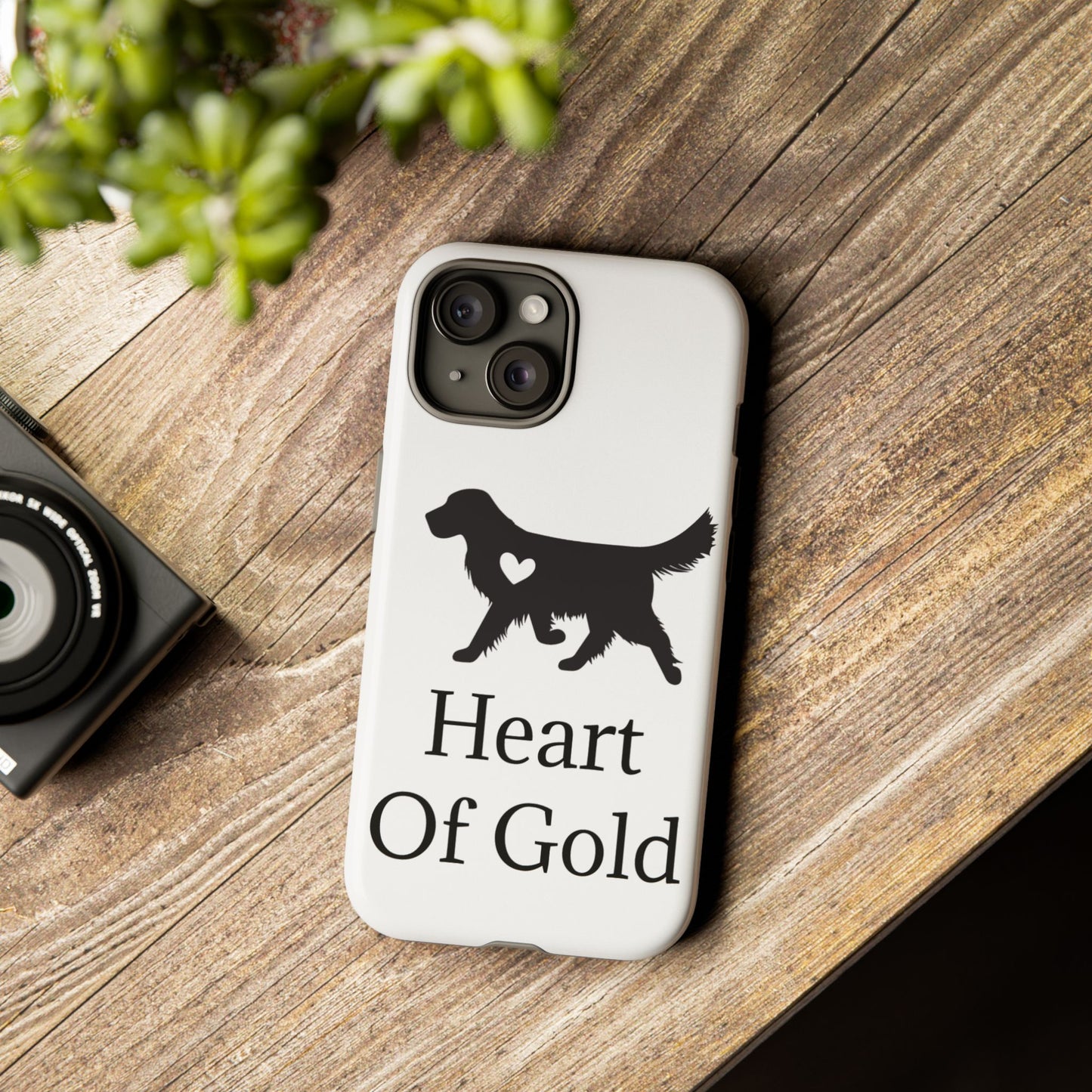 Heart Of Gold iPhone Case