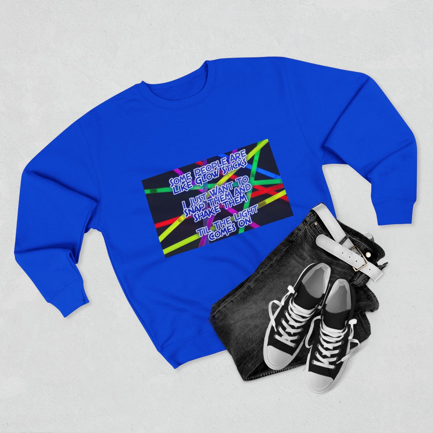 Glow Sticks Unisex Crewneck Sweatshirt
