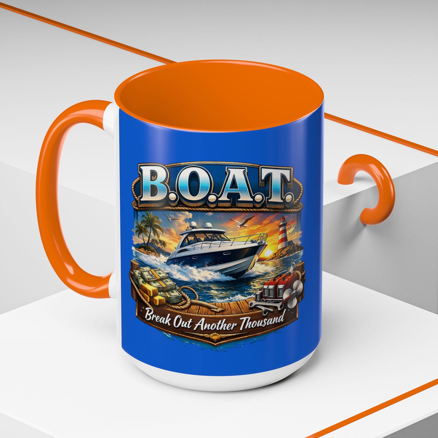 B.O.A.T. 2-Tone Coffee Mug
