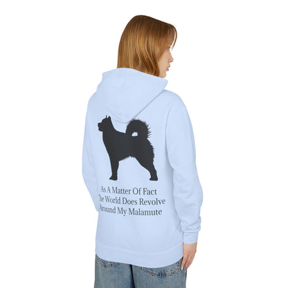 Matter Of Fact Malamute Unisex Lightweight Hoodie