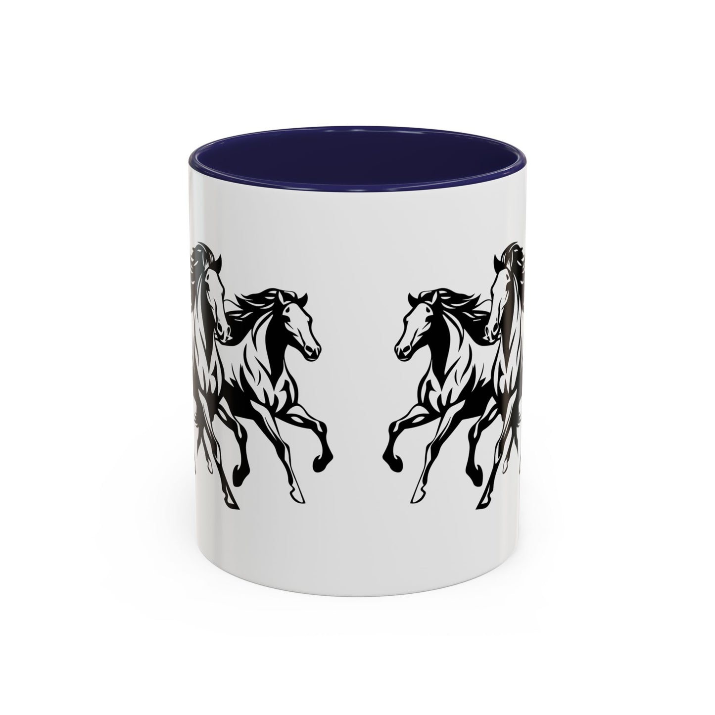 Horsin' Around 2-Tone Coffee Mug
