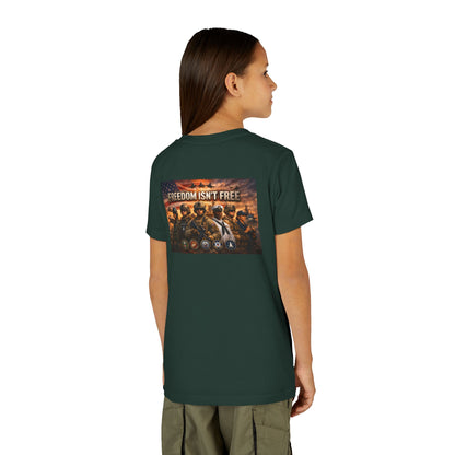 Freedom Isn't Free Youth Unisex Short Sleeve Crewneck Tee