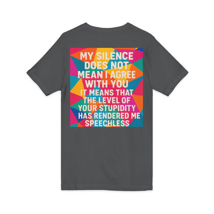 Speechless Unisex Short Sleeve V-Neck Tee